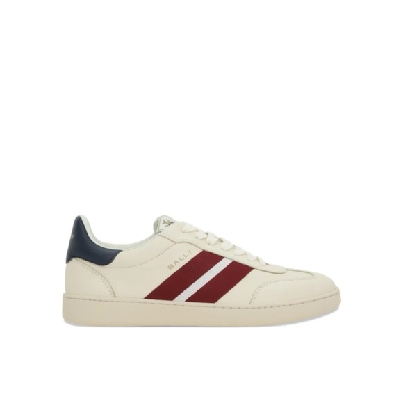 Bally Other - Bally low top leather sneaker with signature stripe size 11 made Italy